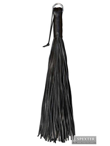 Flogger aus Riemen SCHWER / HEAVY - schwarz  2