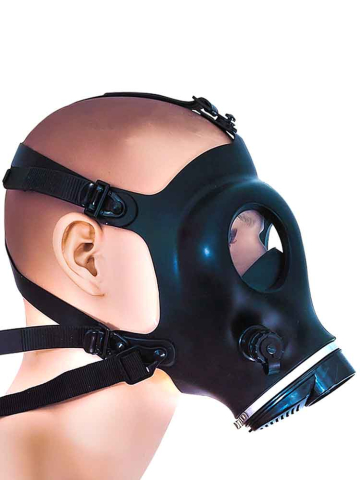 Israelische Gasmaske NEU schwarz  2