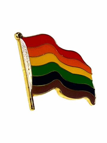 Gay Pride Regenbogen Flaggen-Anstecker Pin  2