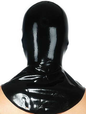 Gummi-Maske MIT Mundöffnung + Kragen  2