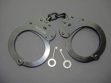 Handschellen Profi, schwarz  2
