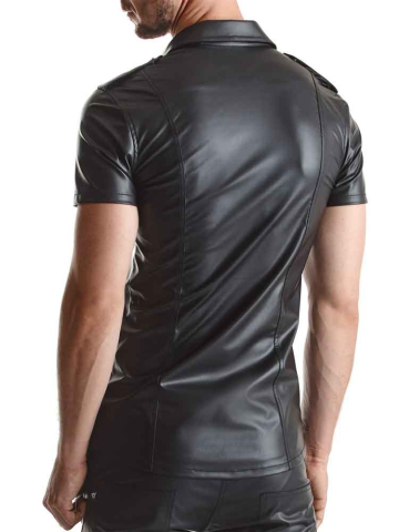 Hemd LUCA Kurzarm schwarz  2
