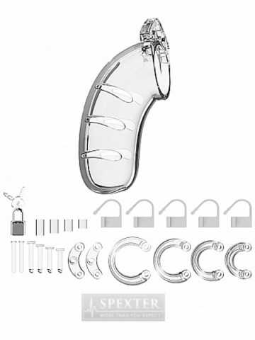 Keuschheitskäfig MAN CAGE No 3 TRANSPARENT  2