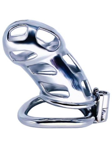 Keuschheitskäfig Edelstahl Modell COBRA  2