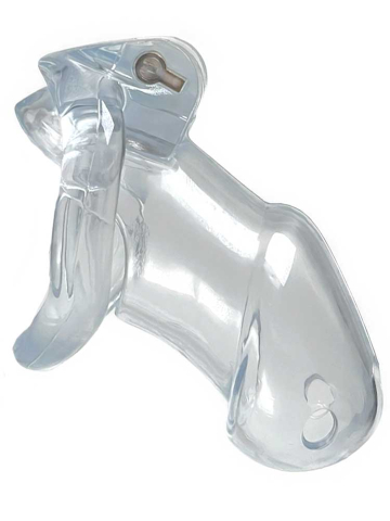 Keuschheitskäfig Kunststoff 10x3 transparent  2