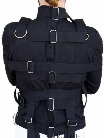 KlinikBondage Zwangsjacke schwarz  2