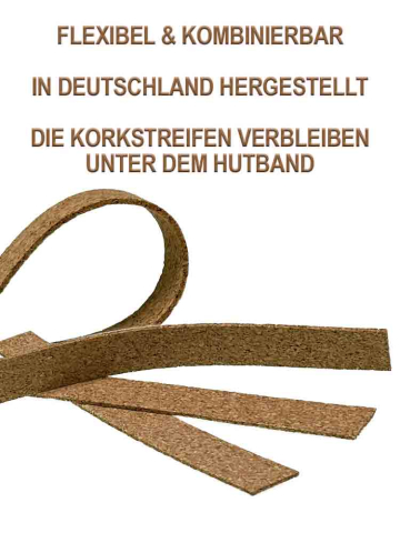 Korkstreifen für SPEXTER Leder-Kappen  2