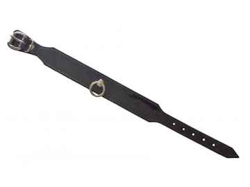 Lack-Leder-Halsband, konisch  2