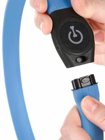 LED Puppy Halsband hellblau  2