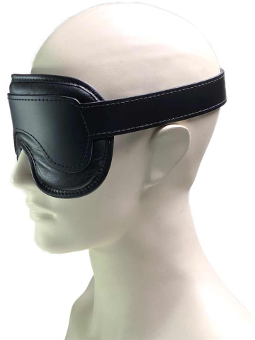 Augenbinde gepolstert XXL, schwarz  2