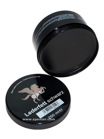 Lederfett schwarz 250ml  2