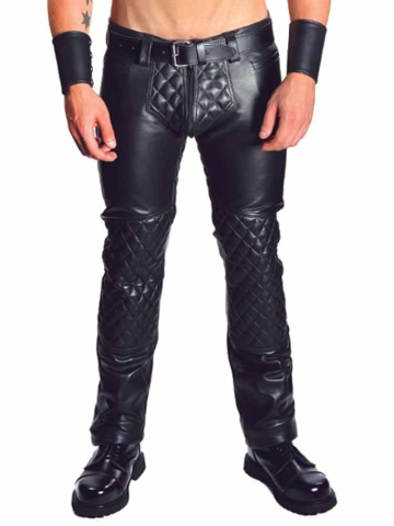 Mister B Leder Jeans Padded  2