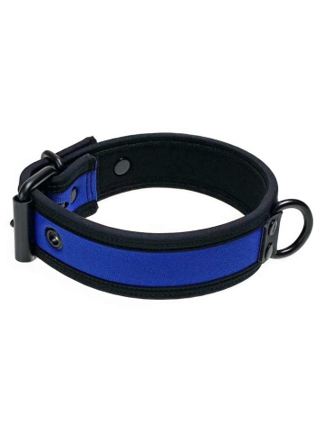 Mister S Neopren Puppy Halsband - royal/schwarz  2