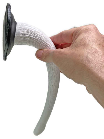 Mister S Puppy Tail - SHOW TAIL - weiss  2