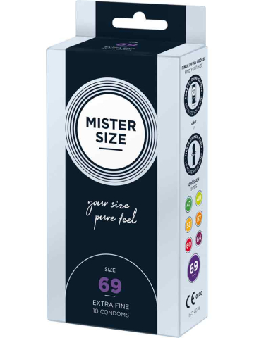 MISTER SIZE 10 Kondome 69mm  2