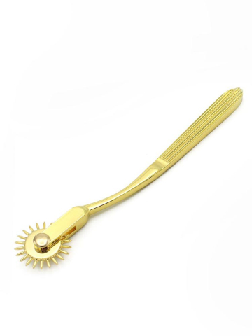 Nervenrädchen mit einem Rad gold  2