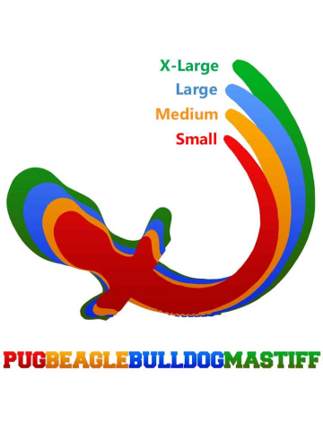 OXBALLS  SWIRL DOGTAIL BEAGLE - gelb-schwarz  2