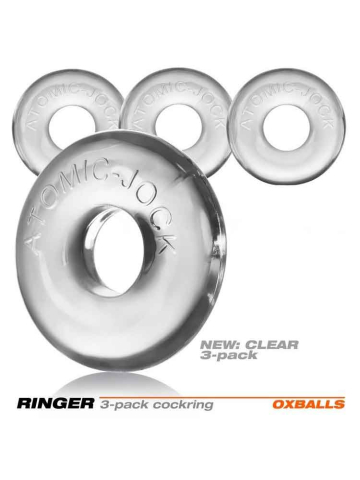 OXBALLS Cockringe RINGER 3er Pack CLEAR  2
