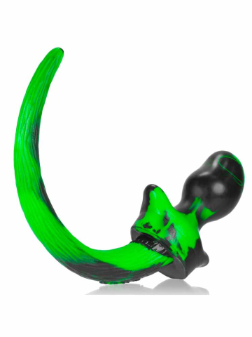 OXBALLS  SWIRL DOGTAIL BEAGLE - grün-schwarz  2
