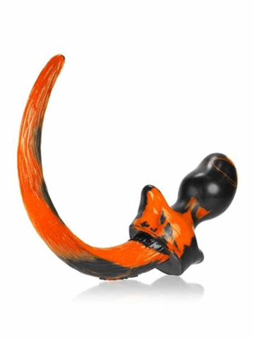 OXBALLS  SWIRL DOGTAIL PUG - orange-schwarz  2