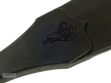 Paddel handgearbeitet - beidseitig aus Leder  2