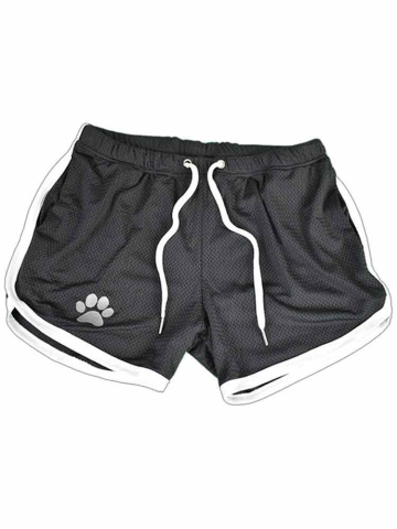 Kinky Puppy Paw Shorts schwarz-weiss  2