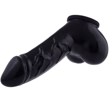 Penishülle DANNY - 11,5cm Schaft geädert - schwarz  2