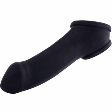 Penishülle ERIK - mit Hodenstretcher - schwarz  2