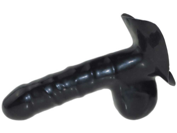 Penishülle mit Rand - schwarz  2