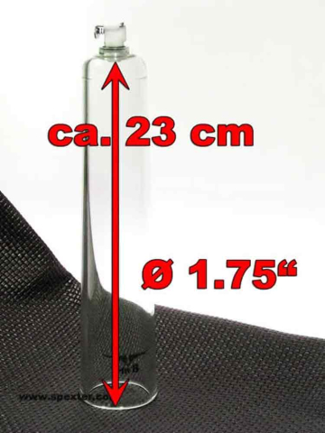 Peniszylinder Vakuumzylinder 1.75" = Ø 4,5 cm  2