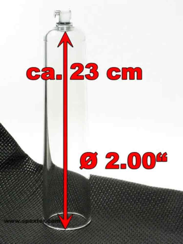 Peniszylinder Vakuumzylinder 2.00" = Ø 5 cm  2