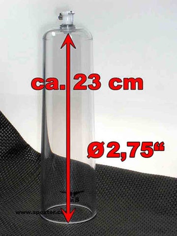 Peniszylinder Vakuumzylinder 2.75" = Ø 7,0 cm  2