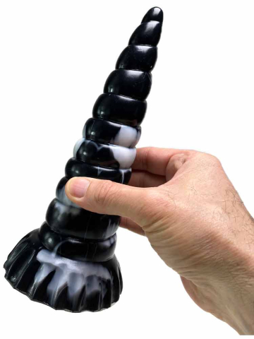 Plug Modell Korn 20x6cm schwarz-weiß  2