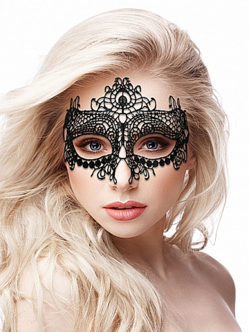 QUEEN schwarze Augenmaske  2