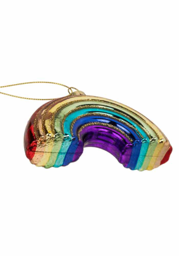 Gay Pride Regenbogen Glasanhänger BOGEN  2