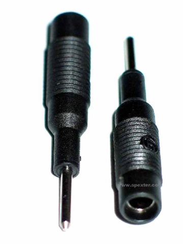 Reizstrom Adapter #3 - 2mm Stift und 4mm Buchse  2