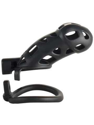 Sevanda Naja-Cobra Keuschheitskäfig XL schwarz  2