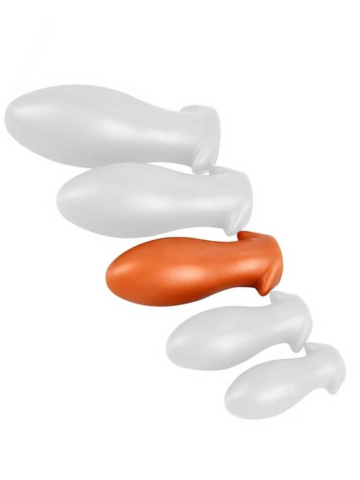Silikon Plug Bullet Egg LARGE 15 x 6.5cm kupfer  2