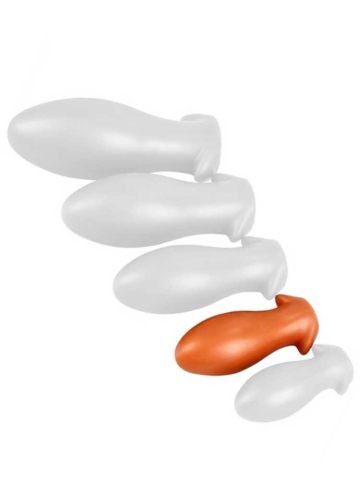 Silikon Plug Bullet Egg MEDIUM 12 x 5.5cm kupfer  2