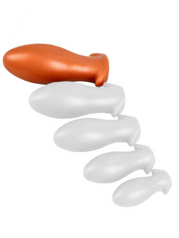 Silikon Plug Bullet Egg XXLARGE 20 x 8.5cm kupfer  2