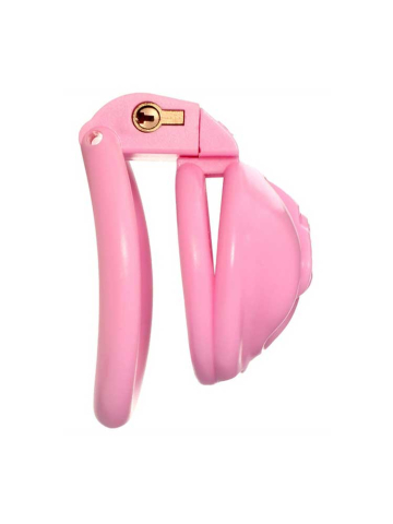 SISSY LABIA Keuschheitskäfig rosa  2