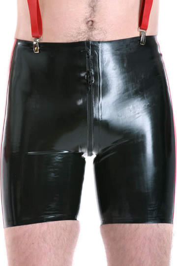 Rubber-Short, Streifen rot 0.35  2