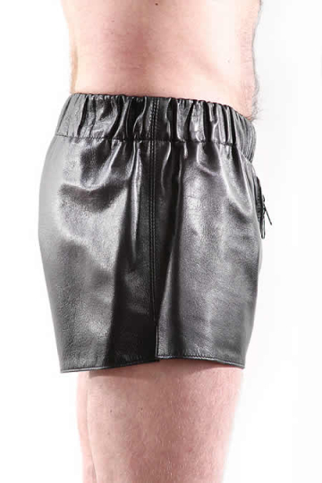 Leder-Boxershort Schrittreißverschluss  2