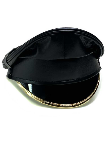 Leder-Kappe SPEXTER CLASSIC-CAP gold  2