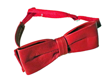 Spexter Lederfliege ROT - Specially made to order  2