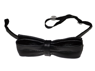 Spexter Lederfliege SCHWARZ  2