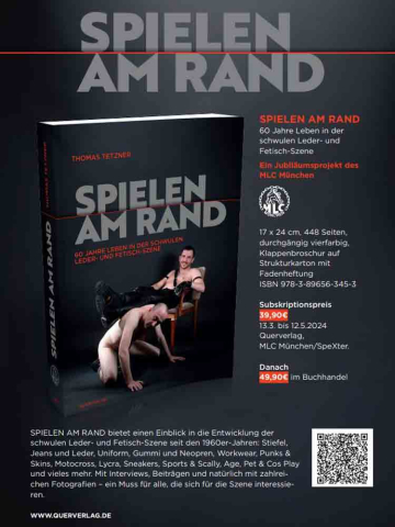 Spielen am Rand - 60 Jahre Leben in der schwulen Leder- und Fetisch-Szene  2