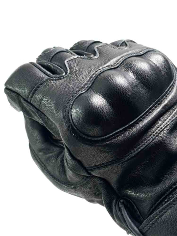 SWAT Tactical Lederhandschuhe schwarz  2