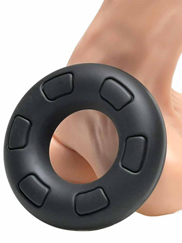 Titus Silikon XL Bumper cockring schwarz  2