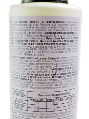 VELVETON Lederwaschmittel  2